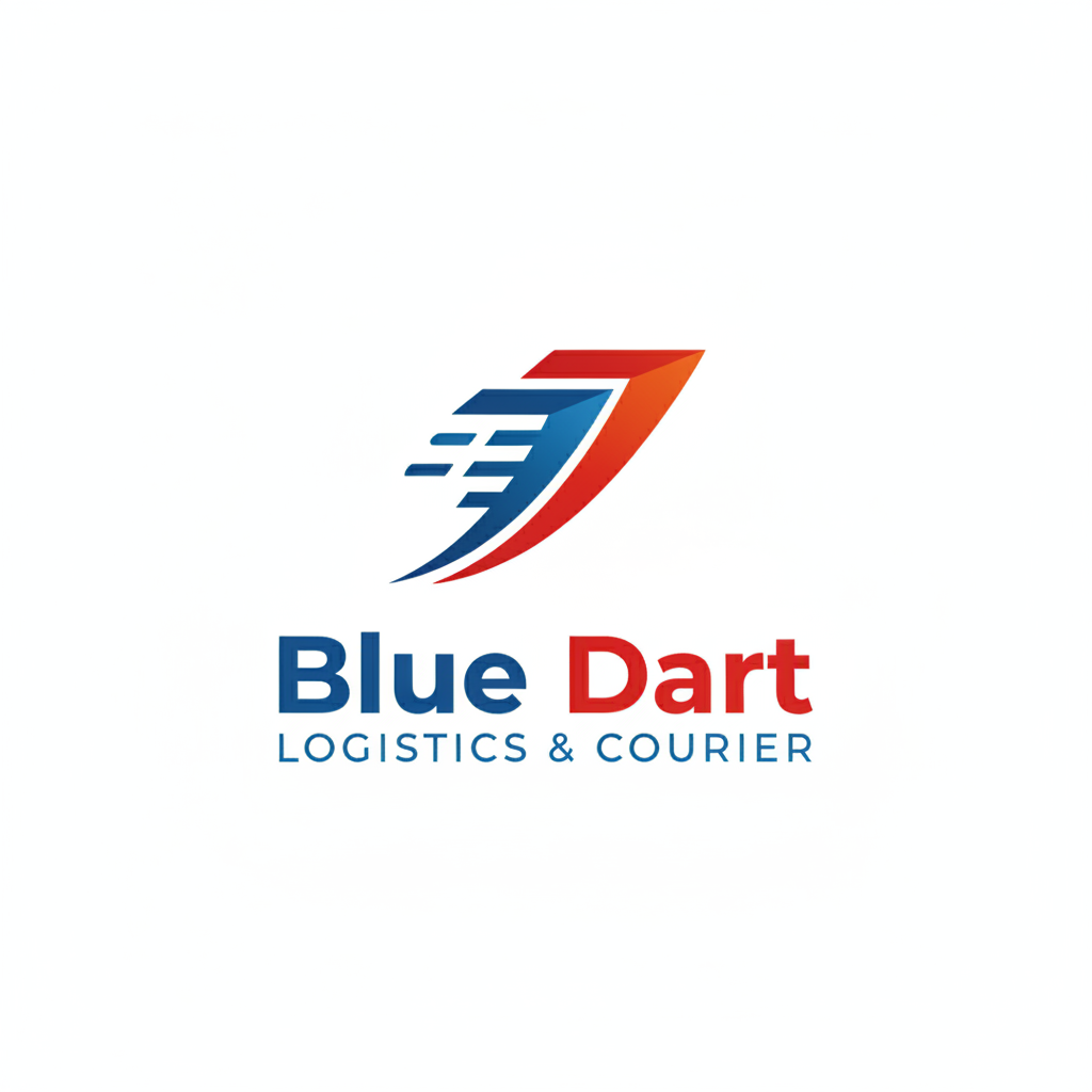 Blue Dart logo - Leading express logistics provider
