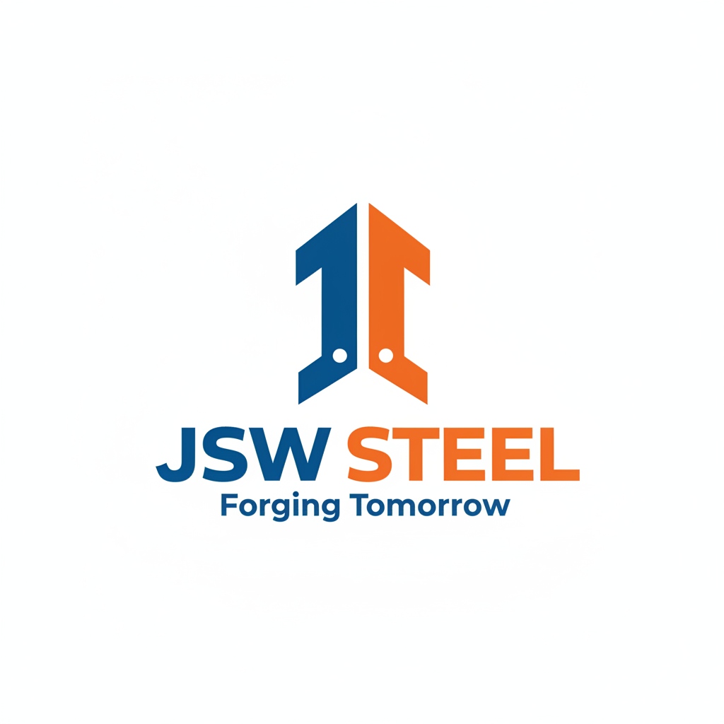 JSW Steel logo - Major steel producer