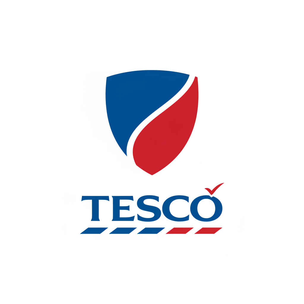 Tesco logo - Global retail and logistics partner